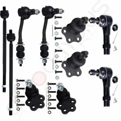 For 1997-1999 Dodge Dakota 2WD Sway Bar Ball Joints Tie Rod End Steering 10Pcs - Изображение 1 из 4