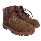 Timberland Leather Boots Kids Girls Youth Size 10 Preowned