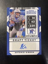 2020 Panini Contenders Draft Picks Antonio Gibson Rookie Auto RC Memphis
