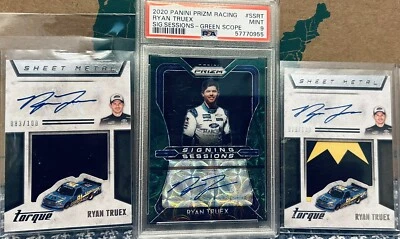 2020 Prizm Racing Ryan Truex Auto Green Scope + 2 Torque SHEETMETAL Lot Of 3 PSA - Image 1 of 2