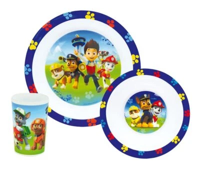 005398 Paw Patrol Geschirrset für Kinder 3-teilig Polypropylen Blau 265 x 7 x... - Bild 1 von 4