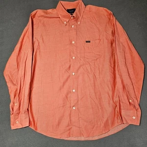 Camisa Faconnable Classique Para Hombre Manga Larga Cuello Abotonada Talla Grande Roja - Imagen 1 de 11