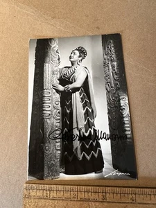 Caterina Mancini as Aida Opera Soprano Genuine Autographed Signed Photo Card - Picture 1 of 7