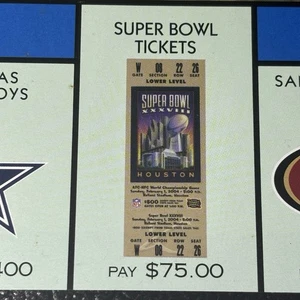 Monopoly X NFL 2004 Edición Coleccionista XXXIV Juego Super Bowl - Imagen 1 de 23