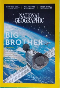 National Geographic Magazine 02/2018 The New Big Brother Space Surveillance - Picture 1 of 2