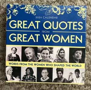 2024 Great Quotes from Great Women Boxed Calendar: Words from the Women Who Shap - Picture 1 of 3