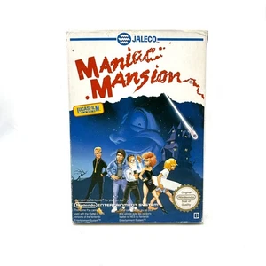 Maniac Mansion Nintendo NES COMPLET CIB PAL B FRA RARE - Picture 1 of 7