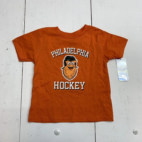 Outer Stuff NHL Philadelphia Hockey orange Short Sleeve Kids Size 24M Cover