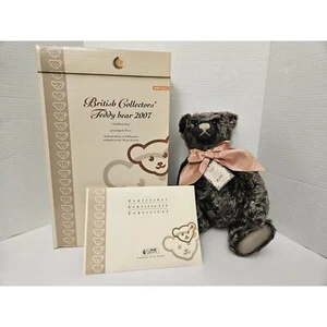 Steiff 662508 Old Black Bear UK Exclusive Limited Edition 1/3000 NUOVO con scatola - Foto 1 di 12