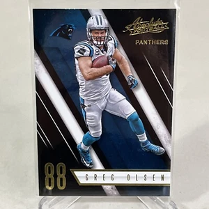 2016 Panini Absolute Football 59 Greg Olsen Card NFL Base Carolina Panthers - Picture 1 of 2