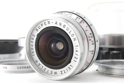 Rare early 1958【CLA'd MINT】Leica Super Angulon 21mm F4 L39 M Adapter From JAPAN - Image 1 of 4