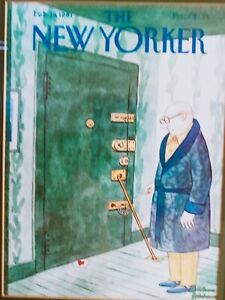 New Yorker Magazine Charles Addams Creature Comforts Cover Framed 1981 February 