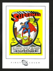 DC LEGACY FIRST TITLE COVERS INSERT CARD FC1 SUPERMAN ISSUE 1 - Bild 1 von 1