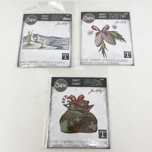 Sizzix Thinlits Tim Holtz WEIHNACHTEN COLORIEREN Stanzformen Schneelandschaft Toyland NEU - Bild 1 von 6
