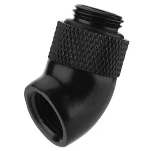 G1/4" Thread 45 Degree Bend Angle Fitting Adapter for CPU Water Cooling - Afbeelding 1 van 7