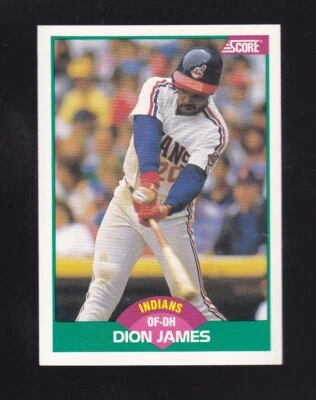 1989 Score Rookie & Traded Dion James #51T Cleveland Indians - Image 1 of 2