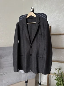 Emporio Armani Techno Tailoring Virgin Wool Grey Blazer 52 L - Picture 1 of 14