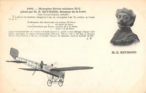 CPA AVIATION MONOPLAN BLERIOT MILITAIRE XI-2 PILOTE PAR M.E.REYMOND SENATEUR DE  - Picture 1 of 1