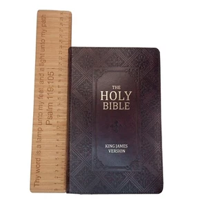 KJV Giant Print Bible Imitation Leather Concordance Cross-Referencing thumbIndex - Imagen 1 de 12