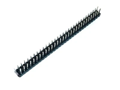 Stiftleiste 2.54 mm - 2 x 30 pins 2-reihig stehend - Leiterplatten Buchsenleiste - Bild 1 von 2