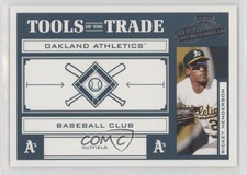 2004 Playoff Absolute Memorabilia Tools of the Trade Green Rickey Henderson HOF