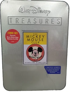 New Disney Treasures The Mickey Mouse Clue DVD 2 disc with Tin Factory Sealed - Foto 1 di 6