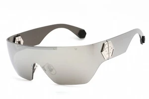 PHILIPP PLEIN SPP029M 579X Sunglasses Palladium Frame Grey Lenses 99mm - Picture 1 of 5