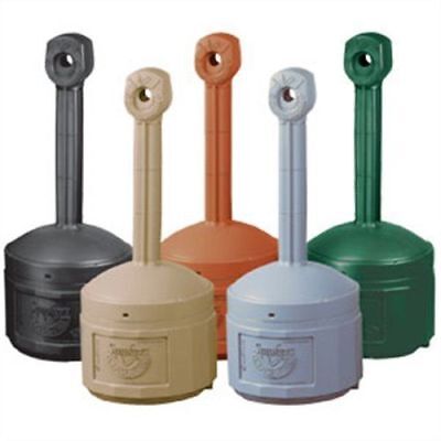 Terracotta Cigarette Butt Receptacle Justrite 38 1/2  Outdoor Smokers Cease Fire • 80.98£