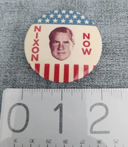 2 inch Nixon Now President Political Campaign Pin Pinback Button - Picture 1 of 2