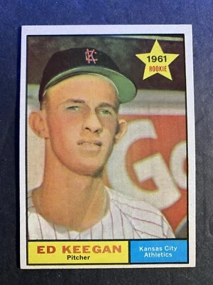 1961 Topps Baseball Ed Keegan Kansas City Athletics Card #248 - Image 1 of 2