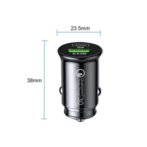 USB Type-C PD Charger 65W Car Socket 12V Cigarette Lighter Power Adapter - Picture 1 of 6