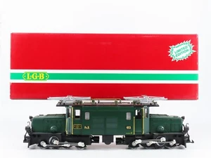 G Scale LGB 2140 RhB Green Ge 6/6 Crocodile Electric Locomotive #413 - Picture 1 of 11