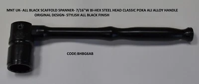 BHBG6AB- All Black Aluminium Handle Scaffold Spanners - Image 1 of 2