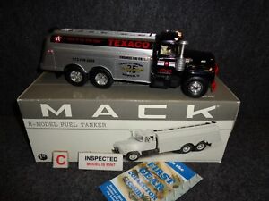 TEXACO FIRST GEAR COLWELL 35th ANNIVERSARY MACK R-MODEL TANKER TRUCK 18-2383