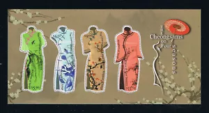Tonga - 2017 Chinese Cheongsam Dresses Postage Stamp Souvenir Sheet - Picture 1 of 1