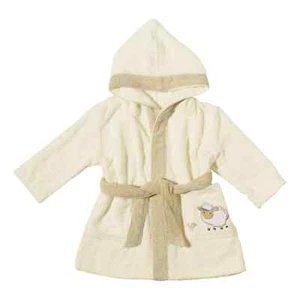 EGERIA Baby-Bademantel Sheep Unisex mit Kapuze für Mädchen und Jungen in Beige - Bild 1 von 1