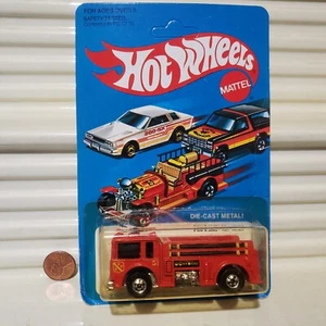 Mattel Hot Wheels 1981 #9640 FIRE EATER Nu in Excellent Bubble Package Malaysia - Picture 1 of 7