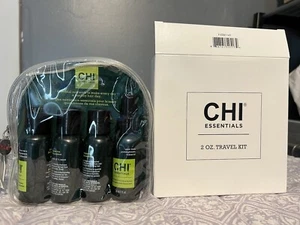 AVON CHI Essentials Hair Travel kit Shampoo, Cond, Thermal Spray, Serum  2 oz ea - Picture 1 of 3