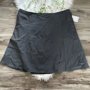 NEW Calvin Klein A Line Flare Mini Skirt Lined Career Gray Womens Plus Size 22W - Picture 1 of 12
