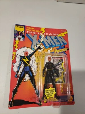 Vintage 1991 X-Men Super Hero Storm Power Glow w/Trading Card New Rare Unpunched - image 1 of 4