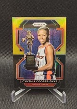 2022 Panini Prizm WNBA #40 Cynthia Cooper-Dyke Black Gold Prizm /5 SP Comets