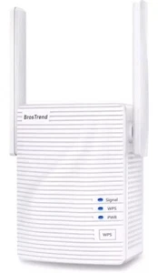 WiFi Booster AC1200 – Dual Band Range Extender with WPS, Easy Setup - Picture 1 of 7