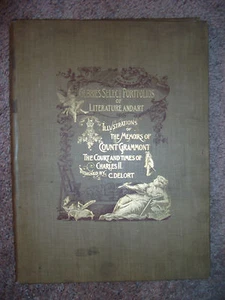 1888 13 Photogravure Prints ETCHINGS COUNT GRAMMONT King Charles II Boissard - Picture 1 of 10