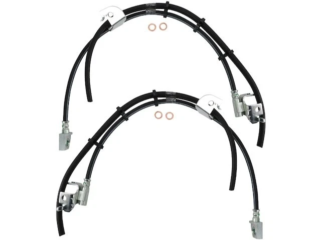 Front Brake Hose Set For 2002-2006 Lincoln Navigator 4WD 2004 2003 2005 MH128FN — 第 1/1 张图片