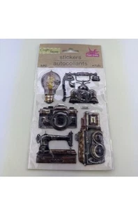 Crafter's Square, adesivi puffy, artigianato, telefono, lampadina, fotocamera, ecc. - Foto 1 di 5