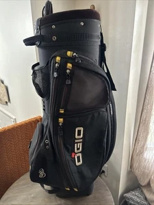Ogio MLC Black 6 Way Cart Golf Club Bag Shoulder Strap W/Cover - Picture 1 of 16