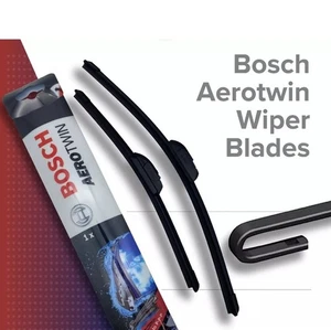 Bosch Aerotwin Retro Front AR24U / AR20U Windscreen Wiper Blades Set Pair - Picture 1 of 5