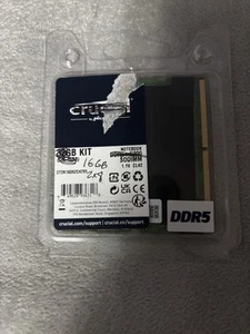 Crucial 32 GB (2x16GB) DDR5-4800 MHz SO-DIMM Laptop RAM Kit  - Picture 1 of 2