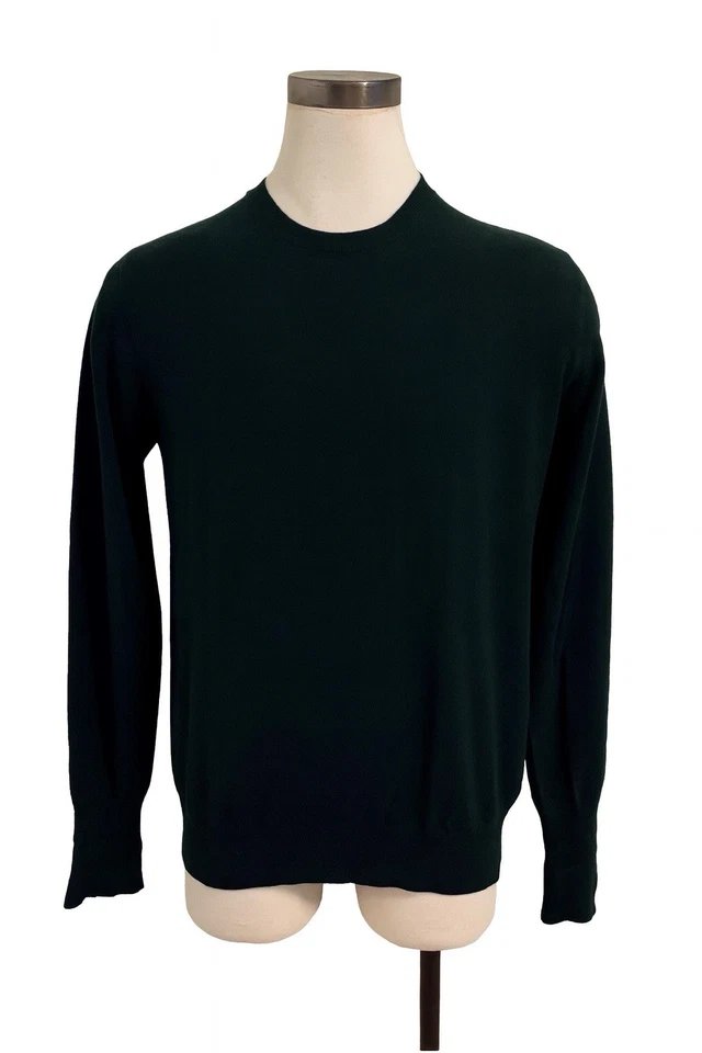 Suéter negro de cachemir BALLANTYNE para hombre talla 46 hecho en Escocia Foto 1 de 3