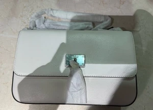 DKNY CLEO MEDIUM SHOULDER BAG CROSSBODY - WHITE - REAR FIND! BNWT - Picture 1 of 6